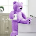 thumbnail image 4 of WOWMAX Giant Cuddly Teddy Bear Stuffed Plush Animals Daneey 3 Foot Teddy Bear Toy Doll for Valentine's Day Birthday Gift Purple 36 Inches, 4 of 7