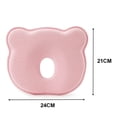 thumbnail image 2 of Cushion Head Flat Baby Memory Foam Rosa, 2 of 5