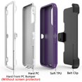 thumbnail image 5 of Xihaiying Samsung Galaxy A72 5G Case Heavy Duty Hard Shockproof Armor Protector Case Cover for Galaxy A72 5G Phone Case (Purple+White), 5 of 6