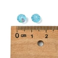 thumbnail image 5 of Preciosa® Crystal Beads Czech Crystal Bicone(451 69 302 Rondelle) 60010 200 Aqua Bohemica AB 6mm Hole:1mm, 5 of 5