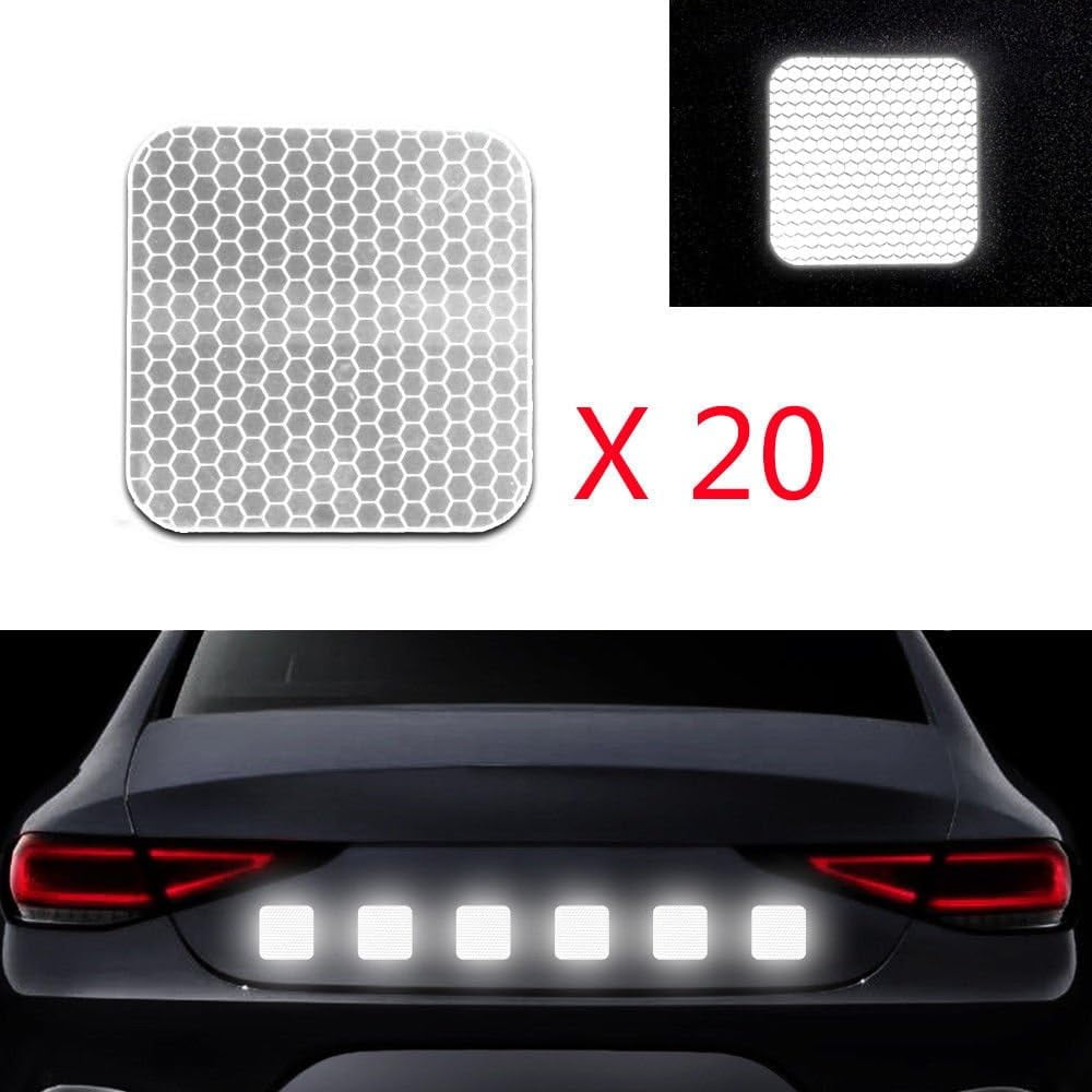 Reflective stickers for cars, selfadhesive, suitable for cars, trucks