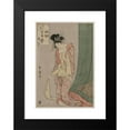 thumbnail image 2 of Kitagawa Utamaro 14x18 Black Modern Framed Museum Art Print Titled - Hanaogi of Ogiya from the Series Picture Puzzles (C. 1797), 2 of 5