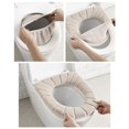 thumbnail image 2 of Hot Sale Comfortable Velvet Coral Bathroom Toilet Seat Cover Winter Toilet Cover Household Closes Mat Seat Case Lid, 2 of 6