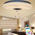 thumbnail image 2 of Lámpara de techo con succión de música para habitación de niños, dormitorio, estudio, decoración, lámpara inteligente, lámpara de techo con música regulable, 2 of 6