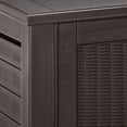 thumbnail image 5 of Rubbermaid Armoire de Rangement Extérieure Chic en Résine Résistante aux Intempéries, Chêne Noir, 5 of 5