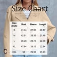 thumbnail image 3 of Wutalume Women's Fashionable Casual Pocket Short Double Breasted Windbreaker Jacket, Lightweight and Stylish, Ideal for Spring and Fall, Casual and Outdoor Activities,Navy L, 3 of 7