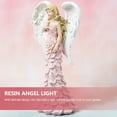 thumbnail image 4 of unbranded Solar De Ángel Rosa En Resina Para De Césped Y Porche, 4 of 8