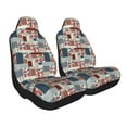 thumbnail image 2 of Naloa Patchwork In Country Style Car Seat Covers 2PCs Front Car Seat Covers Universal fit for Most Cars SUVs and Trucks - 2 PCS, 2 of 5