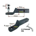 Trailer 3inch Drop Towbar Tow Bar Ball Mount Tongue Hitch TRAILER BALL