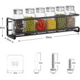 thumbnail image 4 of 2 Pack Kitchen Spice Rack, Metal Spice Shelf Without Drill, Kitchen Wall Spice Rack, 4 of 4