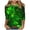 15 Green, variant on St Patricks Day Top for Women, 3/4 Sleeve T Shirts, Crew Neck Blouse Tops Ladies' Loose Casual St. Patrick's Day Printed Round Neck Three Quarter Sleeves T-Shirt Top