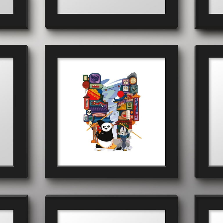 Gallery Pops Kung Fu Panda 4 - Po & Zhen Big City Group Wall Art