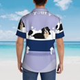thumbnail image 6 of Daiia Bernese Mountain Dog Sitting Bath Tub Hawaiian Shirt for Men Gentle Cotton Regular Short Sleeve Casual-Medium, 6 of 9