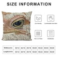 thumbnail image 5 of YINGXI Smilayrd Farm Animal Farmhouse Pillow Covers Oil Painting Lovely Cow with Beautiful Flower Decor Throw Pillow Case Cotton Linen Rustic Country Animal Cushion Cover Outdoor for Sofa  12x12in, 5 of 5
