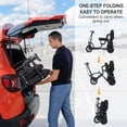 thumbnail image 3 of TopMate ES11 Scooter Eléctrico 3 Ruedas, Ligero y Plegable, Motor Dual, Adultos y Mayores, Asiento Ergonómico, Batería Extraíble, 3+1 Velocidades, E-Triciclo con Cesta, Negro, 3 of 6
