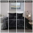 thumbnail image 2 of Twin/Twin XL Velvet Comforter Set with Throw Pillow, 2 of 10