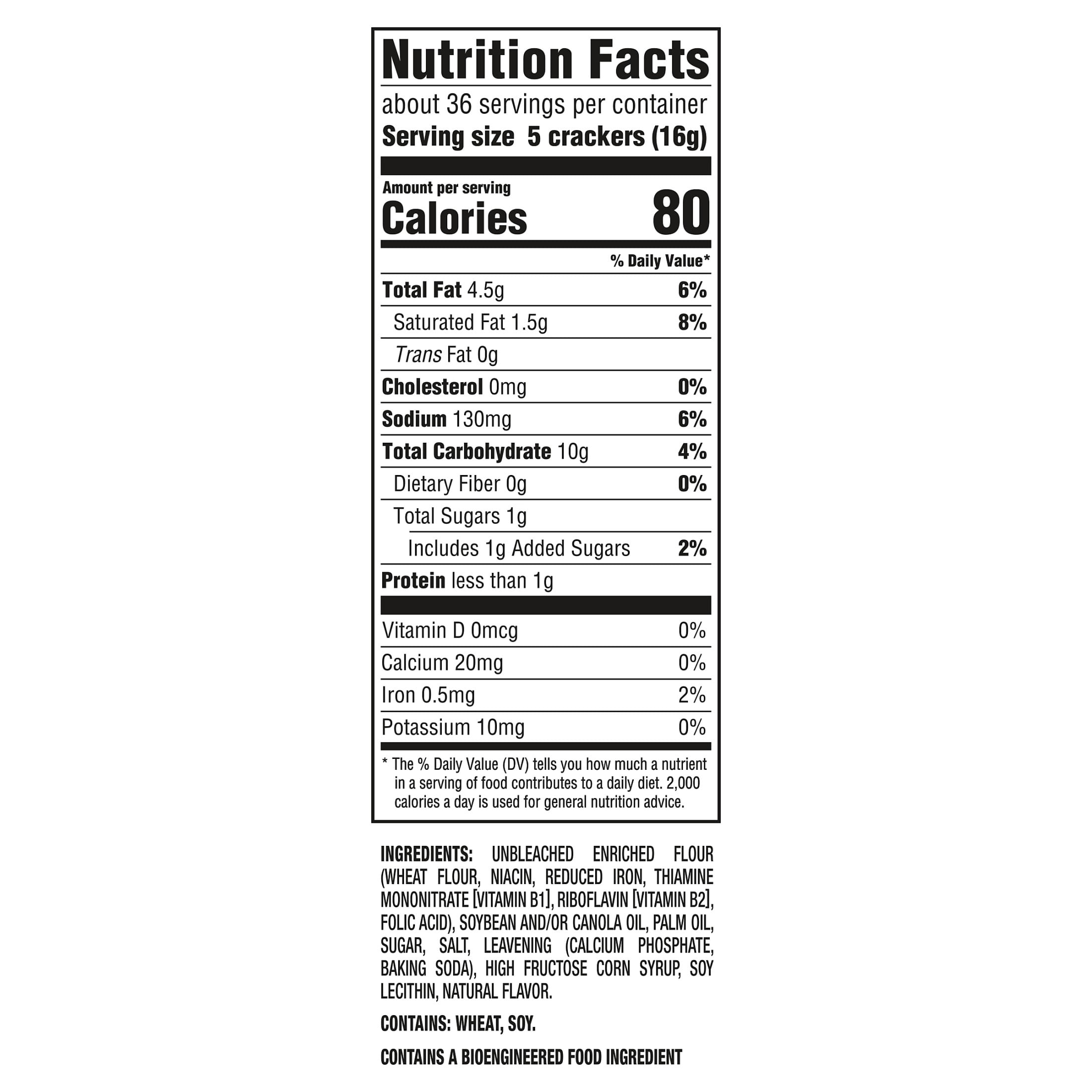 (3 pack) RITZ Original Crackers, Snacks for Kids and Adults, Lunch Snacks, Family Size, 20.5 oz