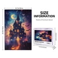 thumbnail image 4 of 1000 pcs 1000 Piece Wooden Puzzles Moonlight Castle,Stress relieving pleasure,Charm Moonlight Castle Funny Puzzle 1000 Piece,Holiday Gifts,Impossible Hard Difficult Challenging Puzzles for Adults, 4 of 6