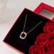 thumbnail image 4 of Caja de regalo Rosa Eterna - Conjunto de joyería de rosa preservada real, collar y set de regalo para el Día de San Valentín, aniversario, cumpleaños, Navidad - Regalo romántico para esposa, novia, 4 of 9