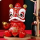 thumbnail image 4 of Figura de león chino de resina, caja para ahorrar dinero, decoración de escritorio, accesorio en miniatura para el hogar Rojo, 4 of 7