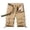 Khaki, variant on uikmnh Shorts for Men Men's Multi Pocket Casual Loose Fashion Personality Cargo Shorts Size:38