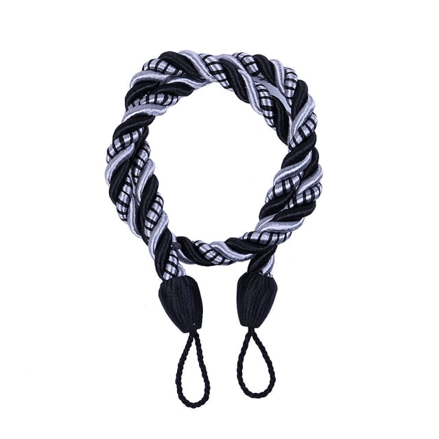 Piwvid Cordes Tricotées à la Main pour Rideaux, Attaches de Rideaux, Attaches Décoratives Faites à la Main Boho pour Rideaux Transparents Intérieur Extérieur