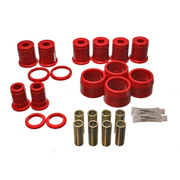 Energy Suspension Rear Cntrl Arm W/Thrust Washrs - Red Fits select: 1966-1970 CHEVROLET IMPALA, 1966-1969 CHEVROLET CAPRICE