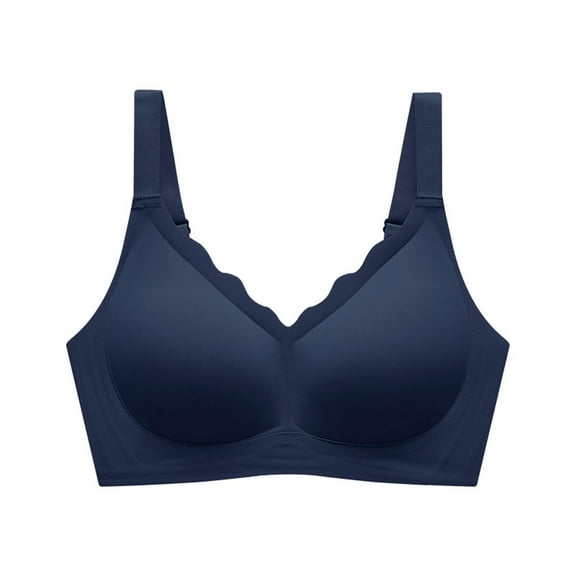 Jalioing Seamless Bras for Women Push up Breathable Bralettes Full Coverage Racerback Bra