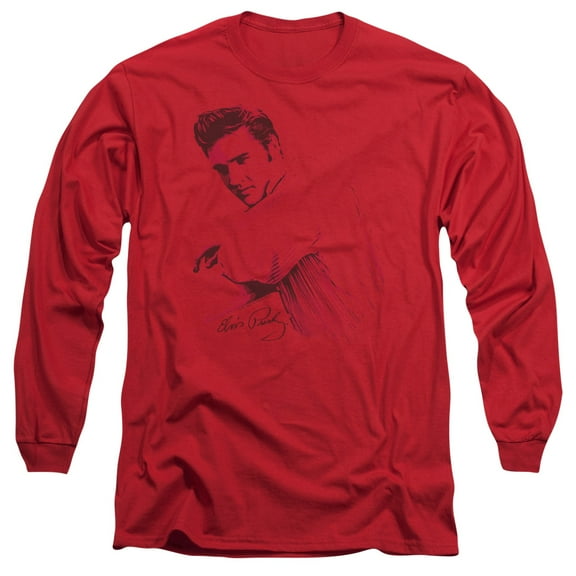Elvis Presley On The Range-Long Sleeve Adult 18/1