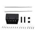 thumbnail image 2 of 1/8 RC Truck Chassis Guads Plate Protectores de parachoques trasero para el modelo -6 G63 Plata, 2 of 9