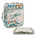 thumbnail image 2 of Xixirimido Quilted Bible Cover Bible Case for Women, Large Bible Carrying Case with Handle, Bible Study Supplies & Christian Gift for Women, Boho Mandala Dragonfly, 2 of 7