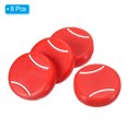 thumbnail image 3 of Uxcell Tennis Racket Vibration Dampener, 8 Pack Racquet Shock Absorber, Red, 3 of 6