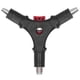 thumbnail image 1 of Alicates pelacables, engarzadora de cables coaxiales, herramientas de corte de engaste, color negro, 1 of 14