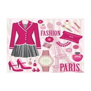 Ambesonne Fashion Jigsaw Puzzle, Fashion in Paris Dresses, Heirloom-Quality Fun Activity for Family Durable Cardboard, 1000 pcs, Beige Pink