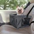 Premier Pet Car Booster Seat for Small Dogs Keeps Dog Secure, Protects