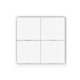 thumbnail image 1 of Interruptor de escena inalámbrico Botón pulsador Interruptor inteligente Panel de pared Alimentado p Tomshoo  Blanco/4 Pandillas, 1 of 7