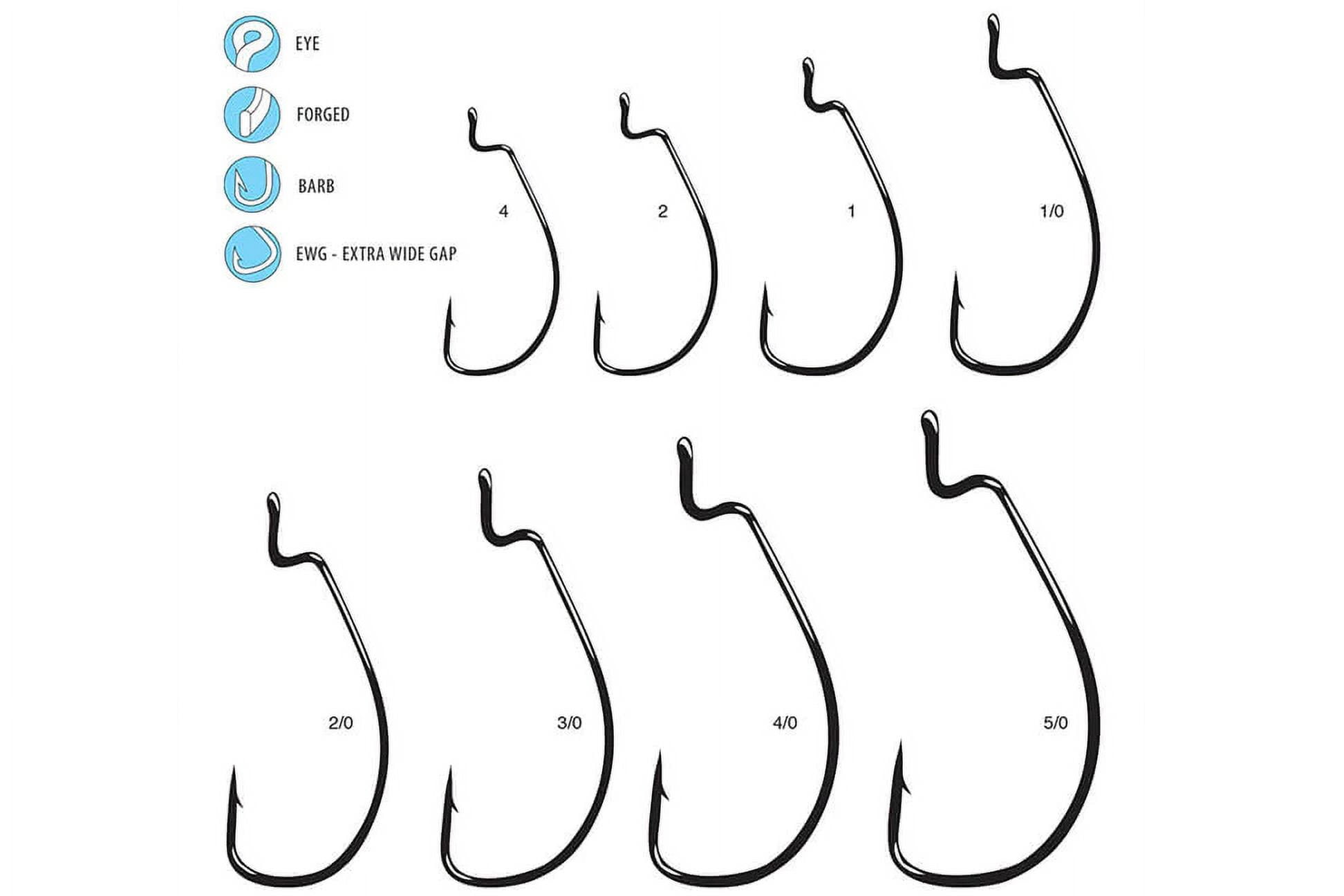 Gamakatsu Offset EWG5/0 NSB 25pk
