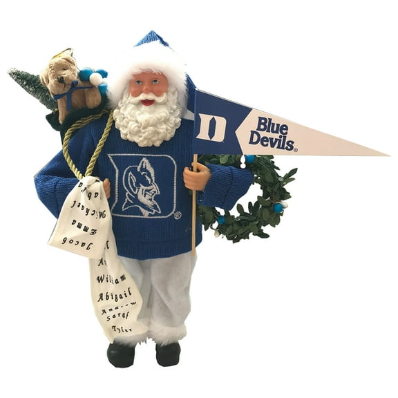 Duke Blue Devils 12" Proud Santa