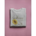 thumbnail image 3 of Sunflower With A Cute Quote Sweatshirt Women -GoatDeals Designs, Female 4X-Large, 3 of 4