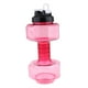 thumbnail image 4 of Botella de agua potable con mancuerna shamjiam PETG capacidad 2600ml rojo Mancuernas ajustables, 4 of 9