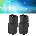 thumbnail image 1 of Convertidor C14 Macho A 5 15R Hembra, Retardante De Llama C14 Macho A 5 15R Hembra Adaptador 10A 125V Fácil De Instalar Resistente Al Desgaste Estable Impermeable Para Impresora, 1 of 7