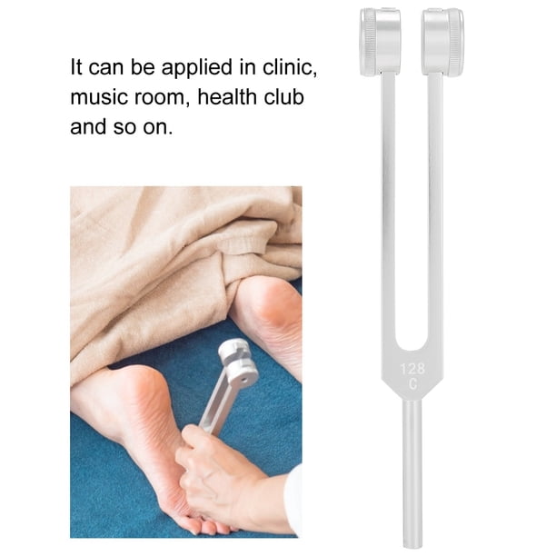 Set De Diapasones Curativos De 128 Hz Con Martillo - 6 Unidades De Acero Inoxidable, Para Relajación, Yoga Y Afinación - Incluye Bolsa De Terciopelo