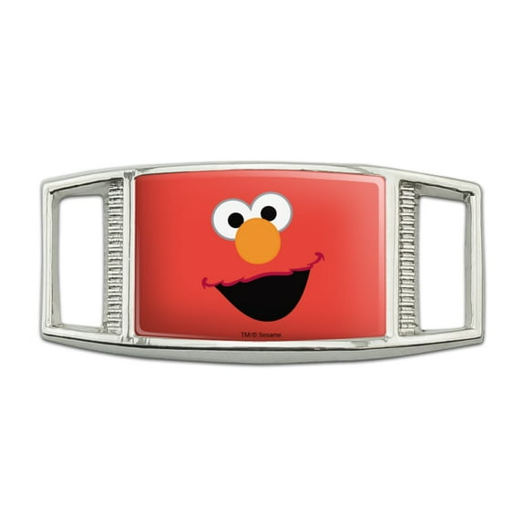 Sesame Street Elmo Face Rectangular Shoe Shoelace Shoe Lace Tag Runner Gym Charm Decoration