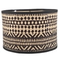 thumbnail image 1 of Miangastore Drum Lampshade Assorted Color Bamboo 1Pcs 11.8X11.8X7.9In, 1 of 8