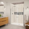 thumbnail image 2 of Transolid K-LSD607006C-BS Lyna 60-in x 70-in Pivot Shower Door Kit, Brushed Stainless, 2 of 5