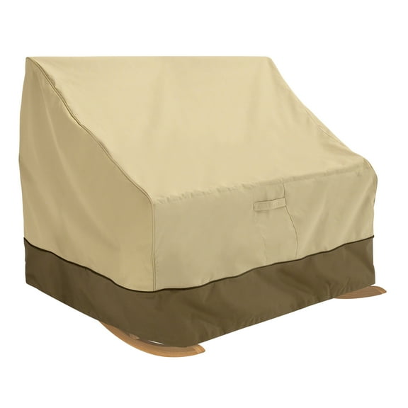 Classic Accessories Veranda™ Double-Wide Patio Rocking Chair Cover - Durable and Water Resistant Outdoor Furniture Cover (55-874-011501-00)