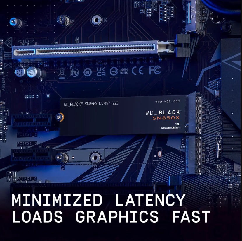 WD_BLACK 2TB SN850X NVMe Internal Gaming SSD Solid State Drive