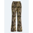 thumbnail image 5 of Scoop Women’s and Women's Plus Mineral Washed Fleece Flare Leg Sweatpants, Sizes XS-4X, 5 of 5