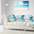 thumbnail image 1 of Design Art - Sable de Plage en Mer Caribéenne Bleue, 1 of 3