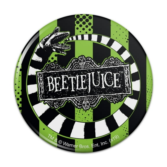 Beetlejuice Beetle Worm Kitchen Refrigerator Locker Button Magnet